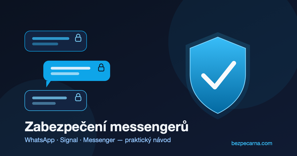 Zabezpečení messengerů WhatsApp, Signal a Messenger