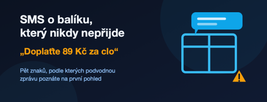Podvodná SMS o balíku: jak ji poznat a co dělat
