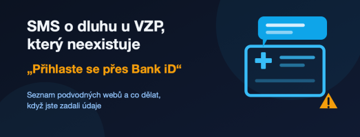 Podvodná SMS o dluhu u VZP: seznam falešných webů a co dělat