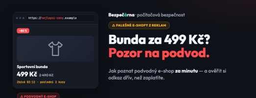 Jak poznat podvodný e-shop: test na jednu minutu a znaky, podle kterých falešný e-shop odhalíte